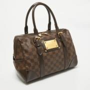 Louis Vuitton Vintage Pre-owned Belagd canvas handvskor Brown, Dam