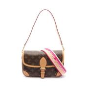 Louis Vuitton Vintage Pre-owned Canvas crossbodyvskor Brown, Dam