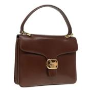 Celine Vintage Pre-owned Laeder handvskor Brown, Dam