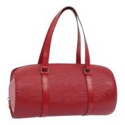 Louis Vuitton Vintage Pre-owned Laeder handvskor Red, Dam