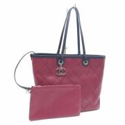 Chanel Vintage Pre-owned Laeder chanel-vskor Red, Dam