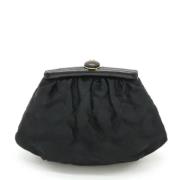 Chanel Vintage Pre-owned Tyg chanel-vskor Black, Dam