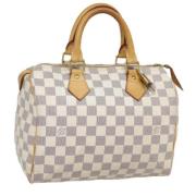 Louis Vuitton Vintage Pre-owned Canvas handvskor White, Dam