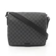 Louis Vuitton Vintage Pre-owned Canvas crossbodyvskor Black, Dam