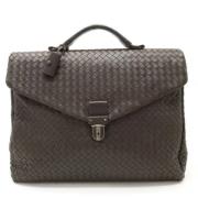 Bottega Veneta Vintage Pre-owned Laeder portfljer Brown, Dam