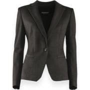 Dondup Blazer Jacka för Stiliga Outfits Gray, Dam