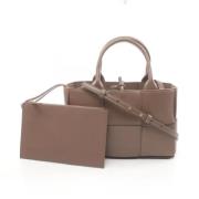 Bottega Veneta Vintage Pre-owned Laeder totevskor Brown, Dam