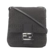 Fendi Vintage Pre-owned Canvas fendi-vskor Black, Dam