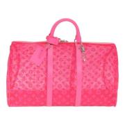 Louis Vuitton Vintage Pre-owned Canvas louis-vuitton-vskor Pink, Dam