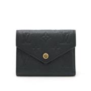 Louis Vuitton Vintage Pre-owned Laeder plnbcker Black, Dam