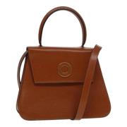 Celine Vintage Pre-owned Laeder handvskor Brown, Dam