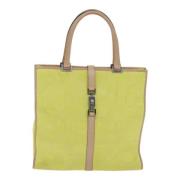 Gucci Vintage Pre-owned Canvas gucci-vskor Green, Dam