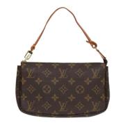 Louis Vuitton Vintage Pre-owned Canvas louis-vuitton-vskor Brown, Dam