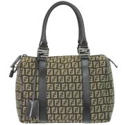 Fendi Vintage Pre-owned Canvas fendi-vskor Green, Dam