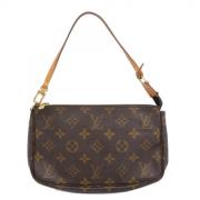 Louis Vuitton Vintage Pre-owned Tyg louis-vuitton-vskor Brown, Dam