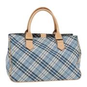 Burberry Vintage Pre-owned Nylon handvskor Blue, Dam