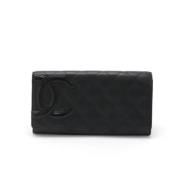 Chanel Vintage Pre-owned Laeder plnbcker Black, Unisex