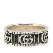 Gucci Vintage Pre-owned Silver ringar Gray, Herr