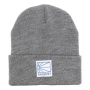 Rassvet Logo Tag Beanie Mössa med Sytt Logotyp Gray, Herr