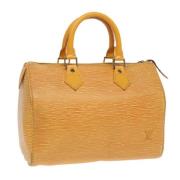 Louis Vuitton Vintage Pre-owned Laeder handvskor Yellow, Dam