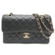 Chanel Vintage Pre-owned Laeder axelremsvskor Black, Dam