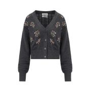 Essentiel Antwerp Stilren Cardigan Gileto Gray, Dam