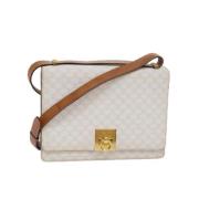 Celine Vintage Pre-owned Canvas celine-vskor White, Dam