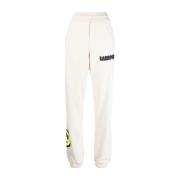 Barrow Tryckta Sweatpants - Stil 032838 White, Dam