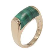 Bvlgari Vintage Pre-owned Tyg ringar Green, Dam