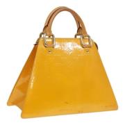 Louis Vuitton Vintage Pre-owned Laeder handvskor Yellow, Dam