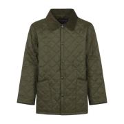 Barbour Grön Quiltad Jacka för Män Green, Herr