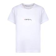 Stella McCartney Vit T-shirt med korta ärmar White, Dam