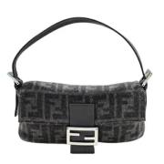 Fendi Vintage Pre-owned Laeder axelremsvskor Black, Dam