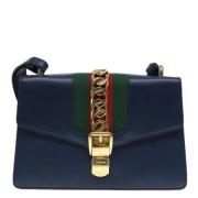 Gucci Vintage Pre-owned Laeder gucci-vskor Blue, Dam