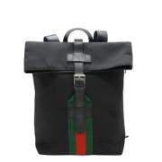 Gucci Vintage Pre-owned Canvas ryggsckar Black, Dam