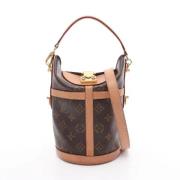 Louis Vuitton Vintage Pre-owned Canvas handvskor Brown, Dam