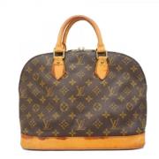 Louis Vuitton Vintage Pre-owned Tyg handvskor Brown, Dam