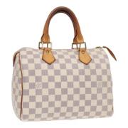 Louis Vuitton Vintage Pre-owned Canvas handvskor White, Dam