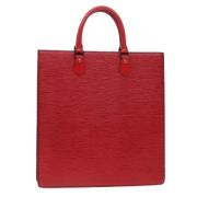 Louis Vuitton Vintage Pre-owned Laeder handvskor Red, Dam