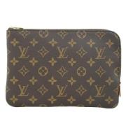 Louis Vuitton Vintage Pre-owned Canvas kuvertvskor Brown, Herr