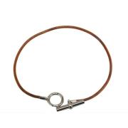 Hermès Vintage Pre-owned Metall halsband Brown, Dam