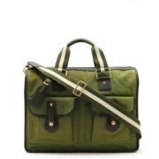 Louis Vuitton Vintage Pre-owned Canvas axelremsvskor Green, Dam