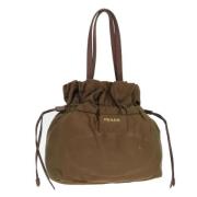 Prada Vintage Pre-owned Nylon prada-vskor Brown, Dam