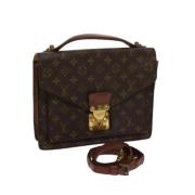 Louis Vuitton Vintage Pre-owned Canvas louis-vuitton-vskor Brown, Dam