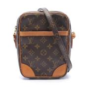 Louis Vuitton Vintage Pre-owned Canvas crossbodyvskor Brown, Dam