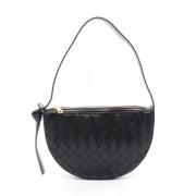 Bottega Veneta Vintage Pre-owned Laeder axelremsvskor Black, Dam