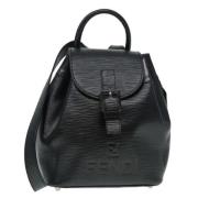 Fendi Vintage Pre-owned Laeder ryggsckar Black, Dam