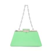 Fendi Vintage Pre-owned Laeder axelremsvskor Green, Dam