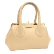 Chloé Pre-owned Pre-owned Laeder handvskor Beige, Dam