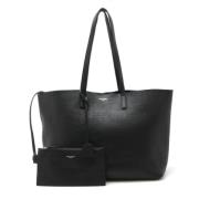 Yves Saint Laurent Vintage Pre-owned Laeder axelremsvskor Black, Dam